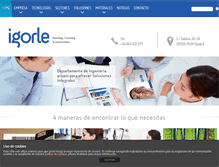 Tablet Screenshot of igorle.com